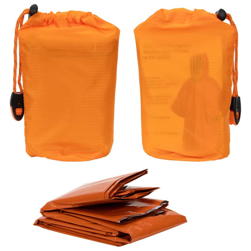 Easy-Pak Emergency Poncho with Whistle - 1