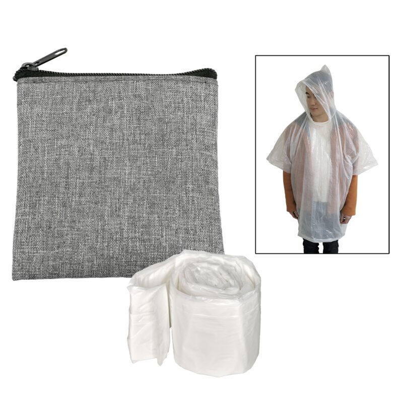 Recycled Pouch & Poncho Set - 1