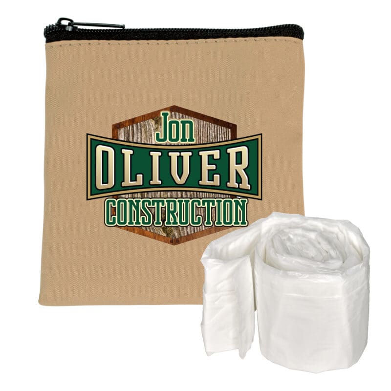 Executive Recycled Pouch & Poncho Set - 4