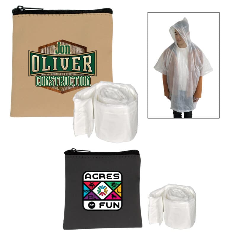 Executive Recycled Pouch & Poncho Set
