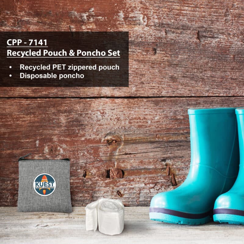 Recycled Pouch & Poncho Set - 2